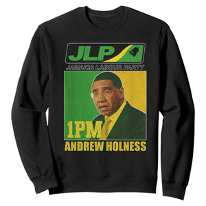 1PM Andrew Holness JPL Supporter Sweatshirt Jamaica Labor Party Jamaican Political Pride TS02 Black Print Your Wear