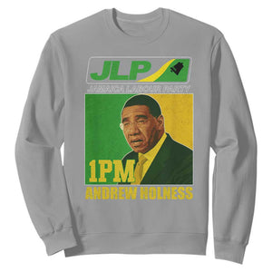 1PM Andrew Holness JPL Supporter Sweatshirt Jamaica Labor Party Jamaican Political Pride TS02 Sport Gray Print Your Wear