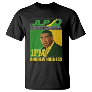 1PM Andrew Holness JPL Supporter T Shirt Jamaica Labor Party Jamaican Political Pride TS02 Black Print Your Wear