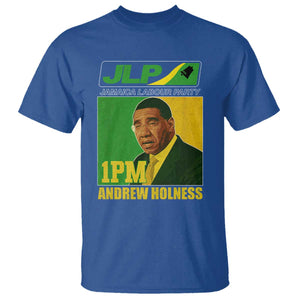1PM Andrew Holness JPL Supporter T Shirt Jamaica Labor Party Jamaican Political Pride TS02 Royal Blue Print Your Wear
