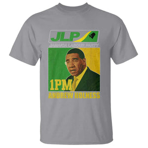 1PM Andrew Holness JPL Supporter T Shirt Jamaica Labor Party Jamaican Political Pride TS02 Sport Gray Print Your Wear