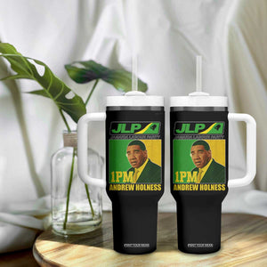 1PM Andrew Holness JPL Supporter Tumbler With Handle Jamaica Labor Party Jamaican Political Pride TS02 Print Your Wear