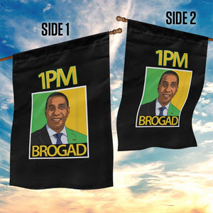 1PM BROGAD JLP Supporter Andrew Holness Garden Flag Jamaica Labor Party Politics TS02 Print Your Wear