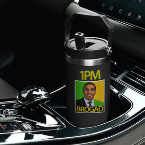 1PM BROGAD JLP Supporter Andrew Holness Flip Straw Tumbler Jamaica Labor Party Politics TS02 Print Your Wear