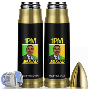 1PM BROGAD JLP Supporter Andrew Holness Bullet Tumbler Jamaica Labor Party Politics TS02 Black Print Your Wear
