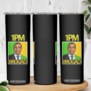 1PM BROGAD JLP Supporter Andrew Holness Skinny Tumbler Jamaica Labor Party Politics TS02 Print Your Wear