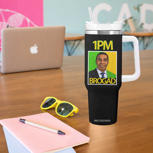 1PM BROGAD JLP Supporter Andrew Holness Tumbler With Handle Jamaica Labor Party Politics TS02 Print Your Wear