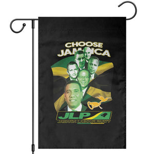 Choose Jamaica JLP Supporter Garden Flag Patriotic Leaders Jamaica Jamaica Labor Party Politics TS02 Black Print Your Wear