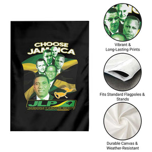 Choose Jamaica JLP Supporter Garden Flag Patriotic Leaders Jamaica Jamaica Labor Party Politics TS02 Print Your Wear