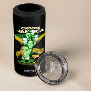 Choose Jamaica JLP Supporter 4 in 1 Can Cooler Tumbler Patriotic Leaders Jamaica Jamaica Labor Party Politics TS02 Print Your Wear