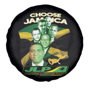 Choose Jamaica JLP Supporter Spare Tire Cover Patriotic Leaders Jamaica Jamaica Labor Party Politics TS02 Print Your Wear