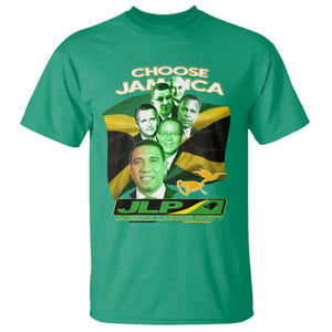 Choose Jamaica JLP Supporter T Shirt Patriotic Leaders Jamaica Jamaica Labor Party Politics TS02 Irish Green Print Your Wear