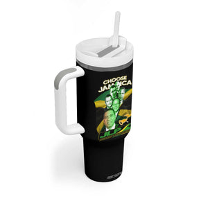 Choose Jamaica JLP Supporter Tumbler With Handle Patriotic Leaders Jamaica Jamaica Labor Party Politics TS02 Print Your Wear