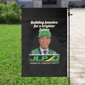Dr Most Hon Andrew Holness JLP Supporter Garden Flag Building Jamaica for a Brighter Future Jamaica Labor Party Politics TS02 Print Your Wear