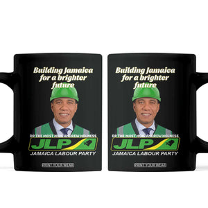 Dr Most Hon Andrew Holness JLP Supporter Coffee Mug Building Jamaica for a Brighter Future Jamaica Labor Party Politics TS02 Black Print Your Wear