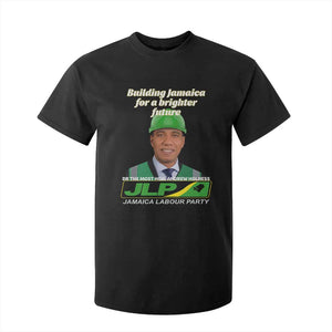 Dr Most Hon Andrew Holness JLP Supporter T Shirt For Kid Building Jamaica for a Brighter Future Jamaica Labor Party Politics TS02 Black Print Your Wear