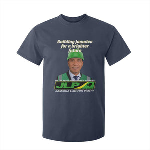 Dr Most Hon Andrew Holness JLP Supporter T Shirt For Kid Building Jamaica for a Brighter Future Jamaica Labor Party Politics TS02 Navy Print Your Wear