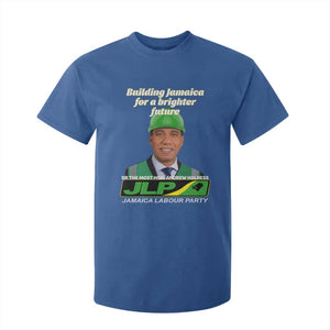 Dr Most Hon Andrew Holness JLP Supporter T Shirt For Kid Building Jamaica for a Brighter Future Jamaica Labor Party Politics TS02 Royal Blue Print Your Wear