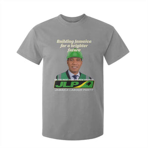 Dr Most Hon Andrew Holness JLP Supporter T Shirt For Kid Building Jamaica for a Brighter Future Jamaica Labor Party Politics TS02 Sport Gray Print Your Wear