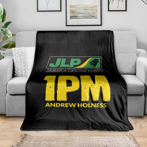 1PM Andrew Holness Throw Blanket Support JLP Jamaica Labour Party TS02 Print Your Wear