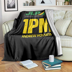 1PM Andrew Holness Throw Blanket Support JLP Jamaica Labour Party TS02 Print Your Wear