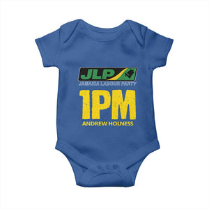 1PM Andrew Holness Baby Onesie Support JLP Jamaica Labour Party TS02 Royal Blue Print Your Wear