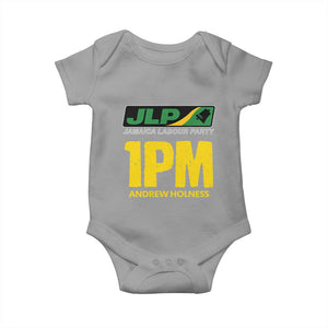 1PM Andrew Holness Baby Onesie Support JLP Jamaica Labour Party TS02 Sport Gray Print Your Wear