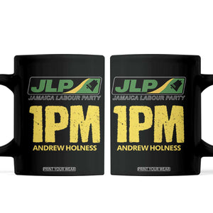 1PM Andrew Holness Coffee Mug Support JLP Jamaica Labour Party TS02 Black Print Your Wear