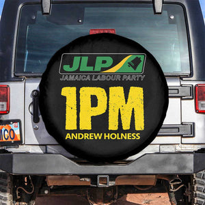 1PM Andrew Holness Spare Tire Cover Support JLP Jamaica Labour Party TS02 No hole Black Print Your Wear
