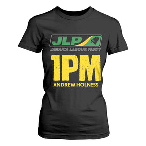 1PM Andrew Holness T Shirt For Women Support JLP Jamaica Labour Party TS02 Black Print Your Wear