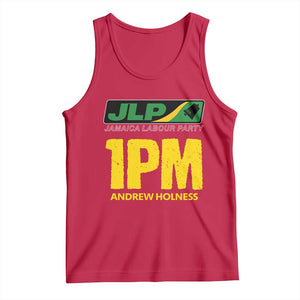 1PM Andrew Holness Tank Top Support JLP Jamaica Labour Party TS02 Red Print Your Wear
