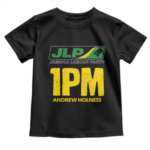 1PM Andrew Holness Toddler T Shirt Support JLP Jamaica Labour Party TS02 Black Print Your Wear