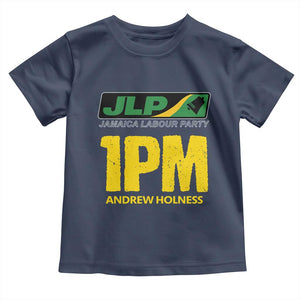 1PM Andrew Holness Toddler T Shirt Support JLP Jamaica Labour Party TS02 Navy Print Your Wear