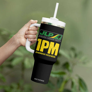 1PM Andrew Holness Tumbler With Handle Support JLP Jamaica Labour Party TS02 Print Your Wear