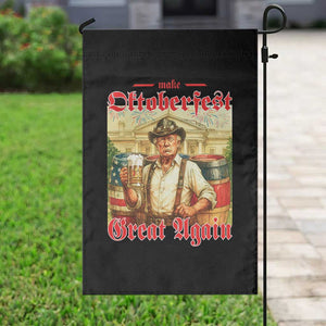 Make Oktoberfest Great Again Garden Flag Funny Trump Patriotic Beer Festival Parody TS02 Print Your Wear
