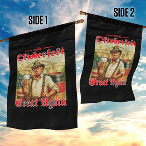 Make Oktoberfest Great Again Garden Flag Funny Trump Patriotic Beer Festival Parody TS02 Print Your Wear