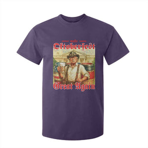 Make Oktoberfest Great Again T Shirt For Kid Funny Trump Patriotic Beer Festival Parody TS02 Purple Print Your Wear