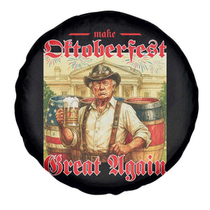 Make Oktoberfest Great Again Spare Tire Cover Funny Trump Patriotic Beer Festival Parody TS02 Print Your Wear