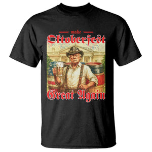 Make Oktoberfest Great Again T Shirt Funny Trump Patriotic Beer Festival Parody TS02 Black Print Your Wear