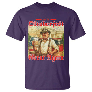 Make Oktoberfest Great Again T Shirt Funny Trump Patriotic Beer Festival Parody TS02 Purple Print Your Wear