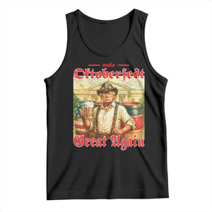 Make Oktoberfest Great Again Tank Top Funny Trump Patriotic Beer Festival Parody TS02 Black Print Your Wear