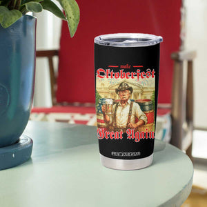 Make Oktoberfest Great Again Tumbler Cup Funny Trump Patriotic Beer Festival Parody TS02 Print Your Wear