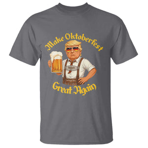 Make Oktoberfest Great Again T Shirt Funny Trump Bavarian Beer Festival Drinking Party TS02 Charcoal Print Your Wear