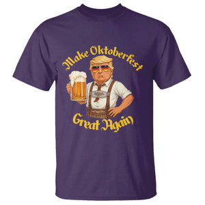 Make Oktoberfest Great Again T Shirt Funny Trump Bavarian Beer Festival Drinking Party TS02 Purple Print Your Wear