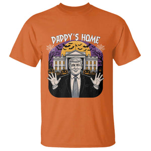 Funny Trump Halloween T Shirt Daddy Home White House Spooky Season TS02 Orange Print Your Wear