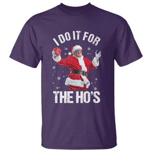 Funny Trump Santa Christmas T Shirt I Do It For The Hos Holiday Gift TS02 Purple Print Your Wear