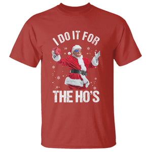 Funny Trump Santa Christmas T Shirt I Do It For The Hos Holiday Gift TS02 Red Print Your Wear