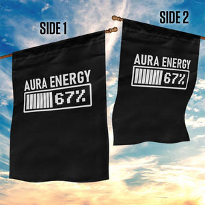Funny Aura Energy at 67 Garden Flag Six Seven Viral Meme 6 7 Gen Alpha Slang TS02 Print Your Wear