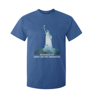 Statue of Liberty Ghost T Shirt For Kid Are We Great Yet Cause I Just Feel Embarrased TS02 Royal Blue Print Your Wear