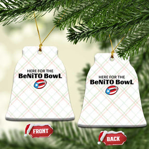 Here For The Benito Bowl Ceramic Ornament Funny Puerto Rican Football Party Celebration TS02 Print Your Wear